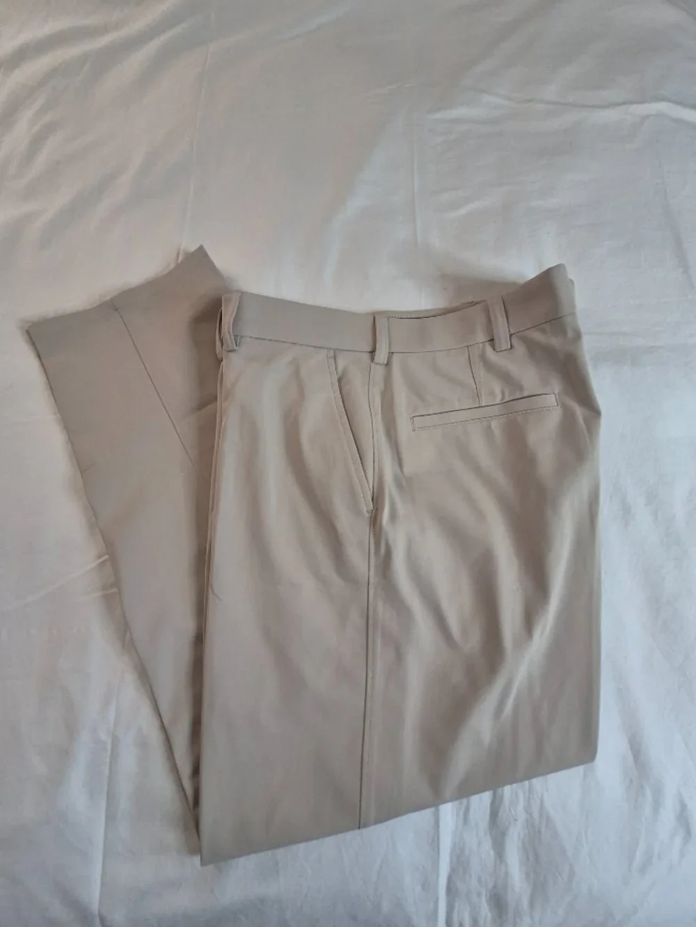 Kenneth Cole Men's Performance Chino Pants Tan Modern Fit Size 38x30, NWT